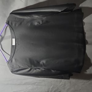 Womens S Liz Claiborne Black Dress Blouse